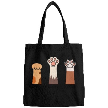Discover Rock Paper Scissors with Cat Paws Bags