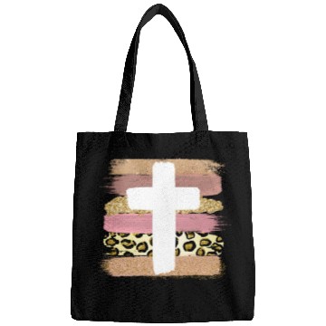 Discover Cross Leopard Brush Strokes Religion Bags