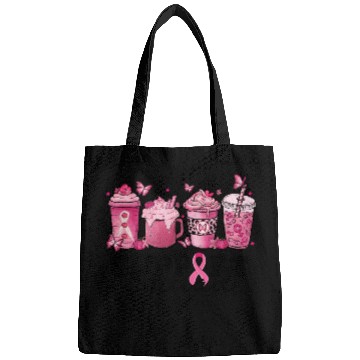 Discover breast cancer coffee support squad Bags