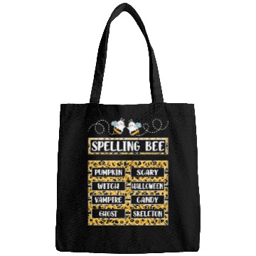 Discover Spelling Bee Halloween Teachers Bags