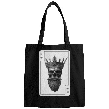 Discover King of Hearts Creepy Card Game Poker Bags