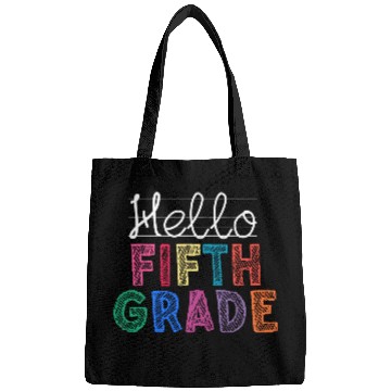 Discover Teacher Hello Fifth Grade Bags