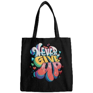 Discover Never Give Up Bags