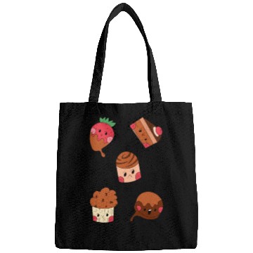 Discover Cute Chocolate Sweet Desserts Sticker Pack Bags