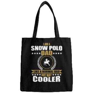 Discover Snow Polo Dad Saying Men Bags