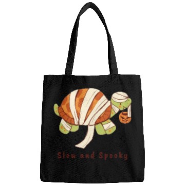 Discover Slow And Spooky Halloween Spooky Mummy Tortoise Bags
