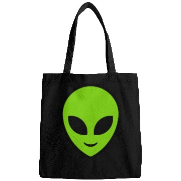 Discover Alien. Green Alien head Bags