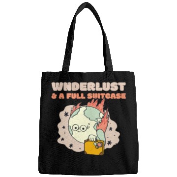 Discover Wanderlust a full suitcase Bags