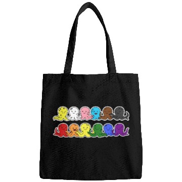 Discover Pride Progress Flag Octopus Design for Equality Bags