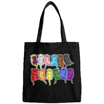 Discover Pride Progress Flag Otter Design for Equality Bags