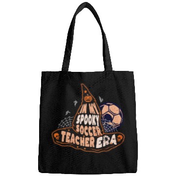 Discover In My Spooky Soccer Teacher Era Witch Bags