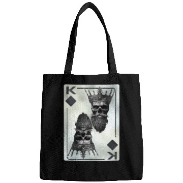 Discover Diamont King Gothic Halloween Fan Card Game Bags