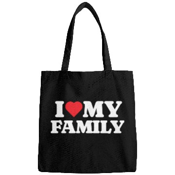 Discover I Love My Family Bags