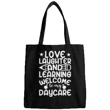 Discover Daycare Provider Childcare Pre-k Teacher Appreciat Bags