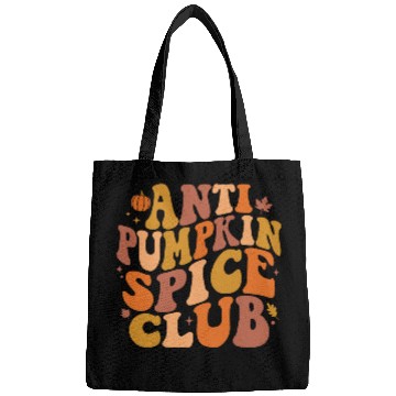 Discover Anti Pumpkin Spice Club Retro Fall Bags