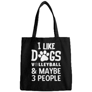 Discover I Like Dogs Volleyball Maybe 3 People Bags