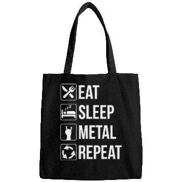 Discover Eat Sleep Metal Repeat Bags