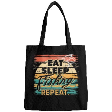 Discover Eat Sleep Fishing Repeat Bags
