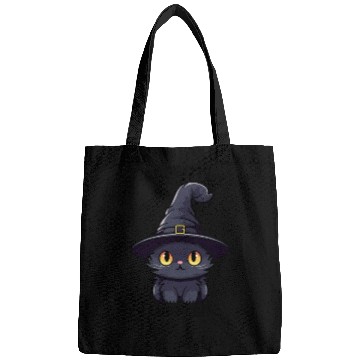 Discover Wicked Cat Witch Funny Halloween Witch Bags
