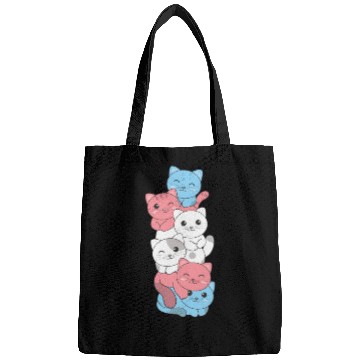 Discover Transgender Flag Cat Pride Lgbtq Cute Cat Bags