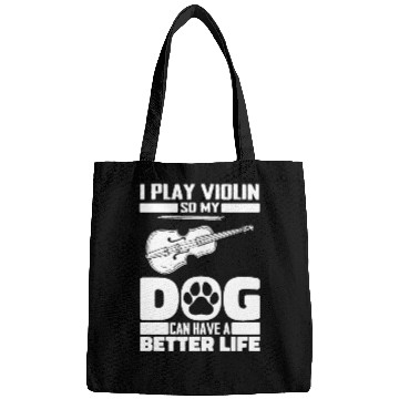 Discover Violin Violinist Dog Bags