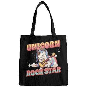 Discover Unicorn Rockstar Magical Guitar Rainbow Bags