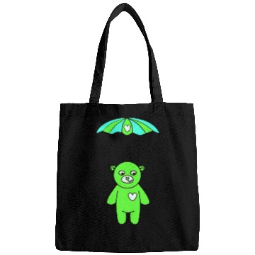 Discover Teddy Bear - The Green Skydiver Bags