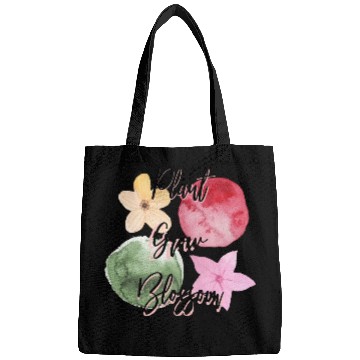 Discover Plant, Grow, Blossom Gardening design Bags