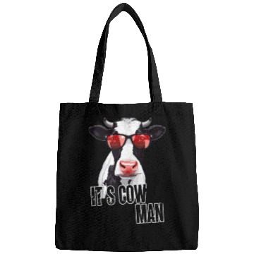 Discover Cow With Sunglasses And Saying Bags