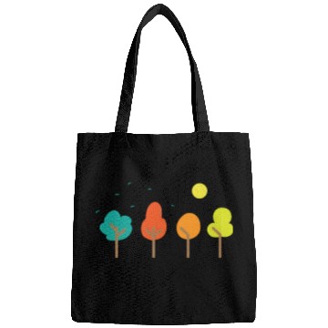 Discover Comic Trees Nature Forests Leaves Environment Bags