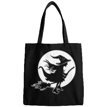 Discover Witch Wizard Broom Halloween Bags