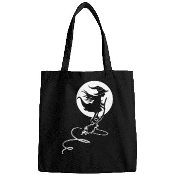 Discover Witch Wizard Broom Halloween Bags