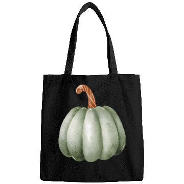 Discover Green Pumpkin Watercolor Bags