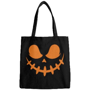 Discover Jack O Lantern Scary Carved Pumpkin Face Halloween Bags