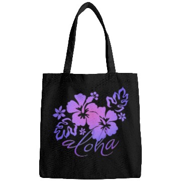 Discover Sunset Hibiscus Aloha Graphic Bags