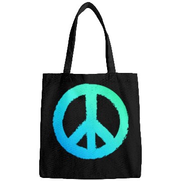 Discover Gradient Peace Symbol Men Peace Sign Bags