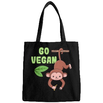 Discover Monkey Design for proud Vegans Bags