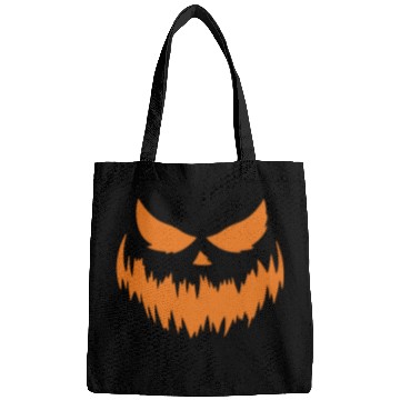 Discover Jack O Lantern Scary Carved Pumpkin Face Halloween Bags