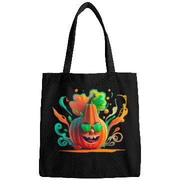 Discover Funny tropic pumpkin Bags