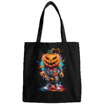 Discover Scary Pumpkin Punk Bags