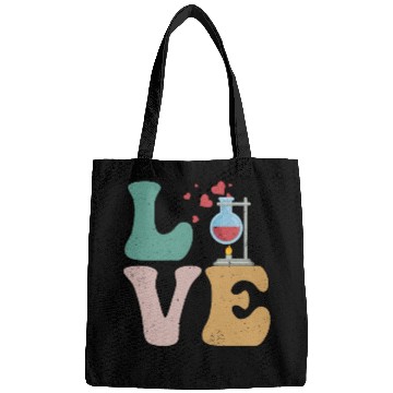Discover Chemistry Chemist Science LOVE Bags