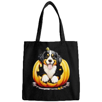 Discover Halloween Bernese Mountain Dog Bags