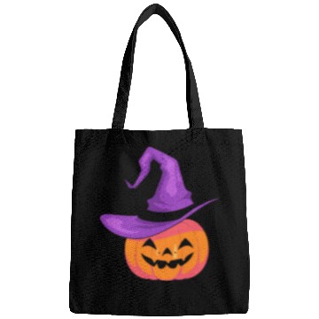 Discover Pumpkin with hat Bags - Happy Halloween Day