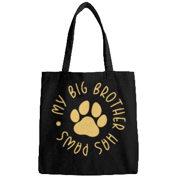 Discover My Big Brother Has Paws Bags