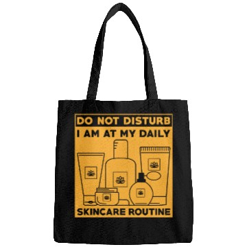 Discover Skincare Routine Funny Design Do Not Disturb Bags