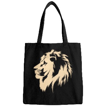 Discover Lion Portrait (sand) Bags