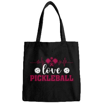 Discover I Love Pickleball Funny Pickle Ball Bags for Player