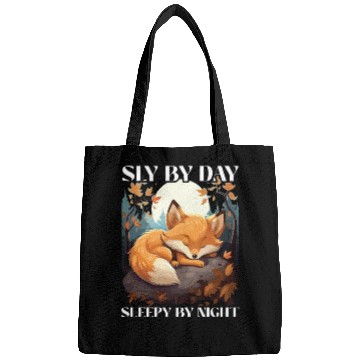 Discover Sleeping Fox Sleepyhead Napping Sleep Fox Lover Bags
