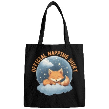 Discover Sleeping Fox Sleepyhead Napping Sleep Fox Lover Bags