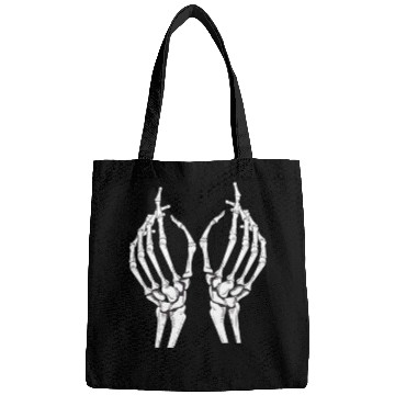 Discover Unisex Bags Skeleton Hand Featuring Hauntingly